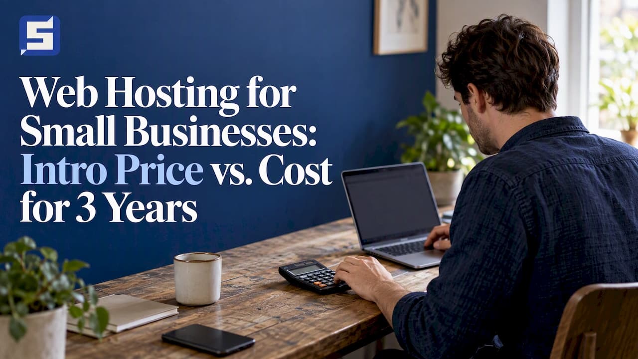 Choose Web Hosting: Small Businesses’ Intro Price vs. Cost for 3 Years